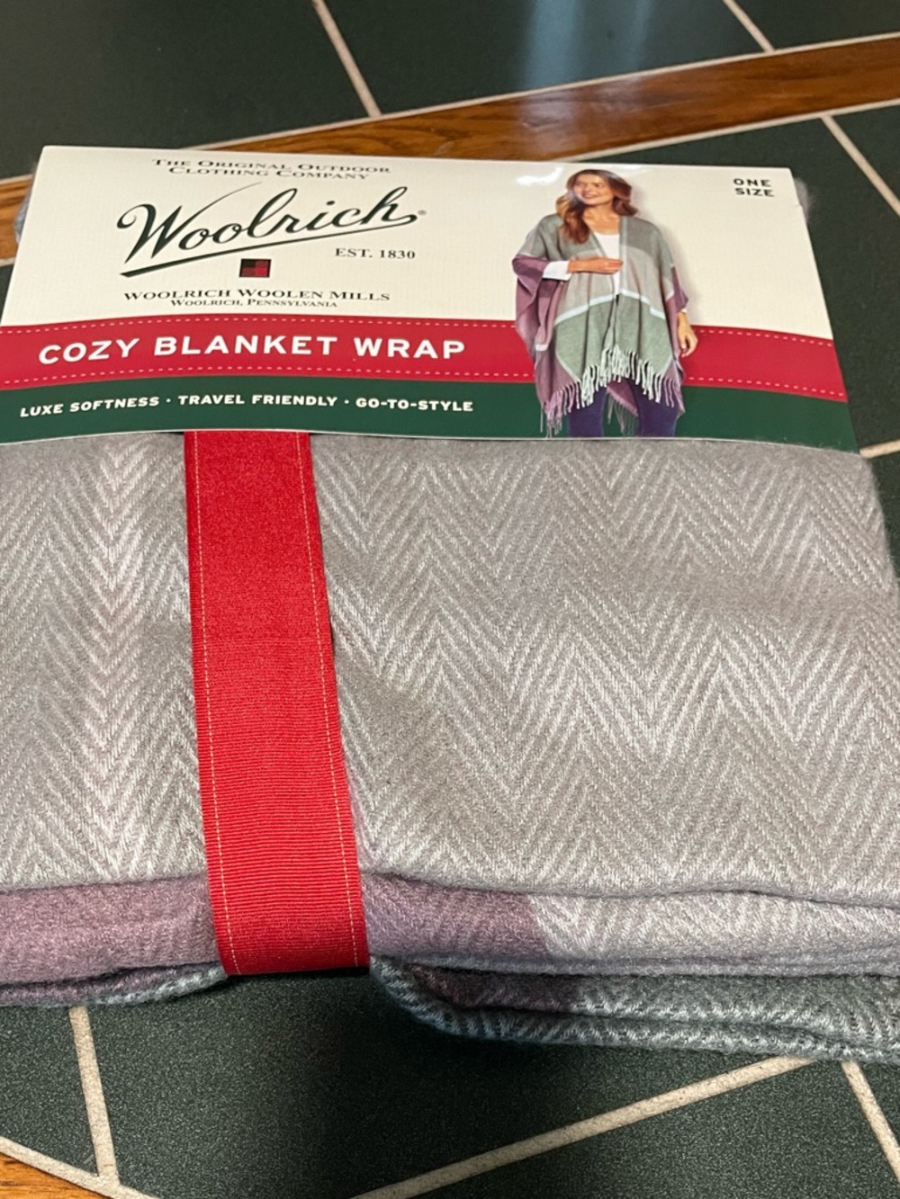 Woolrich Blanket Wrap Herringbone NIP
